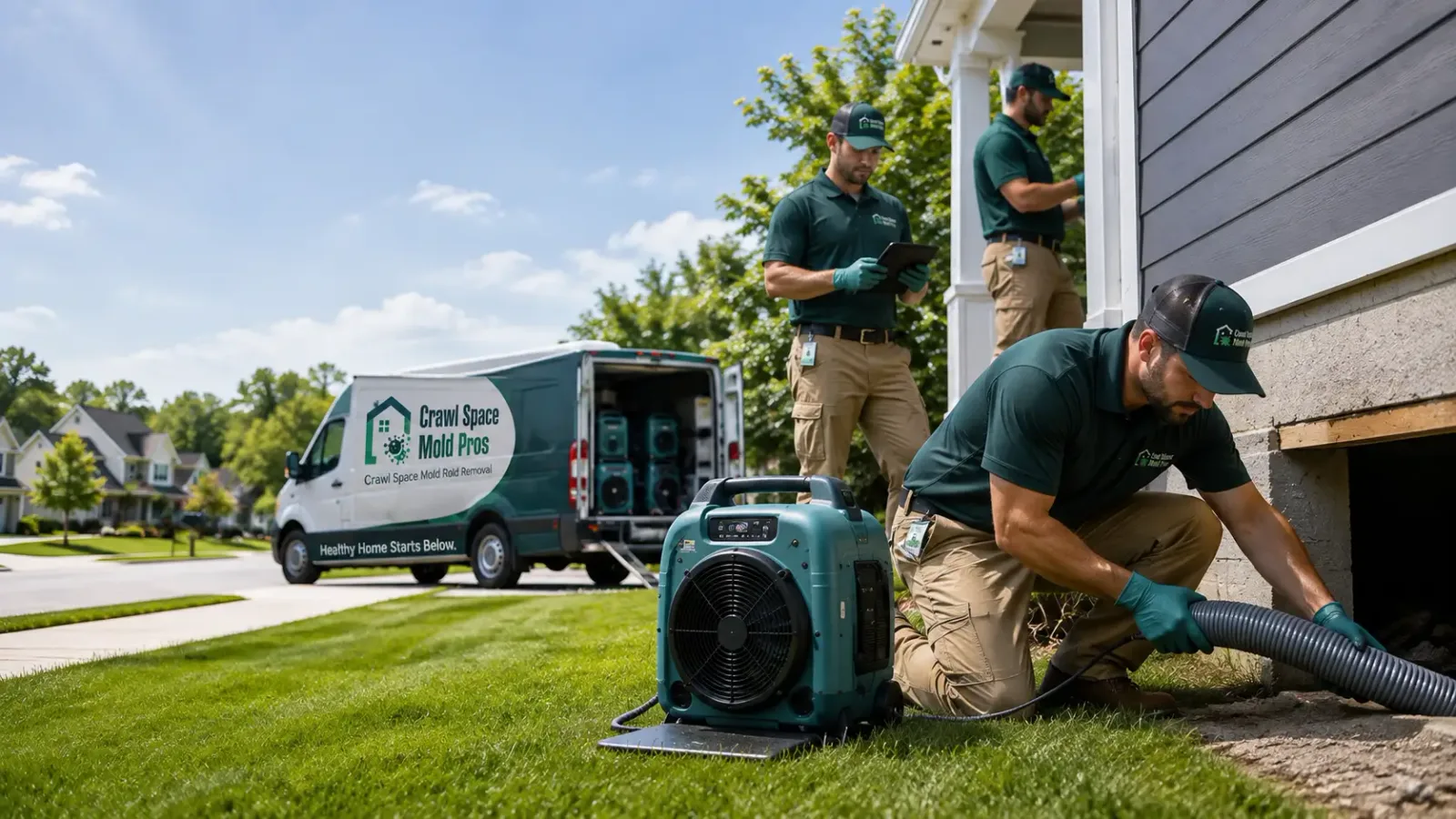 Crawl Space Mold Removal in Linville, VA